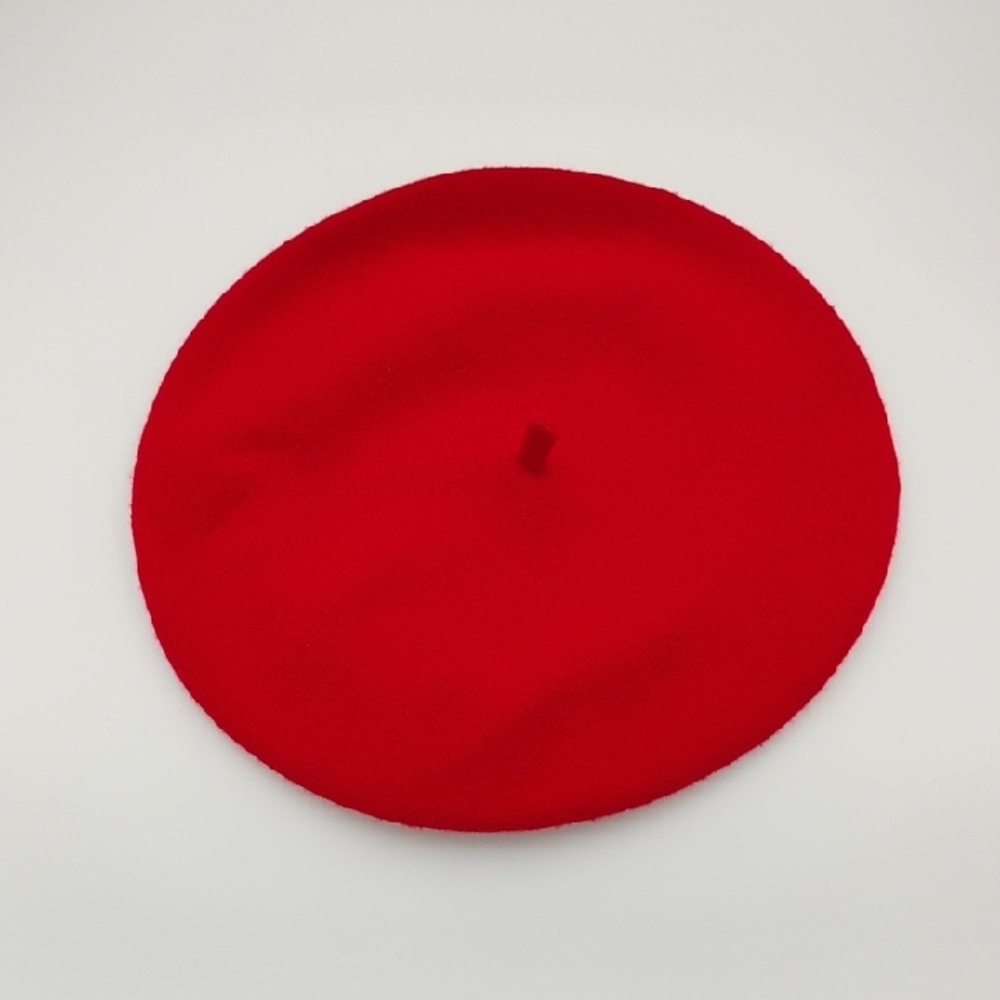 Vintage United Colors Of Benetton Vibrant Red Beret
